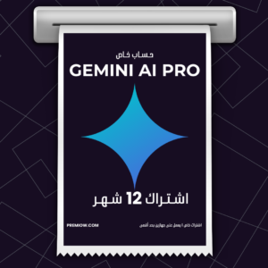 اشتراك جوجل جيمناي برو لمدة 12 شهر | حساب خاص